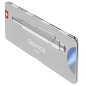 Preview: caran d ache 849 Kugelschreiber caran d Ache 849 ballpoint Claim Your Style 5 sturmblau Metallbox von der Seite